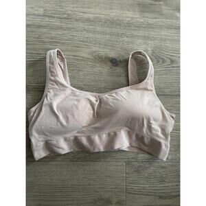 Wacoal Bra Womens Large Beige Feeling Free Flexible Bralette 835332